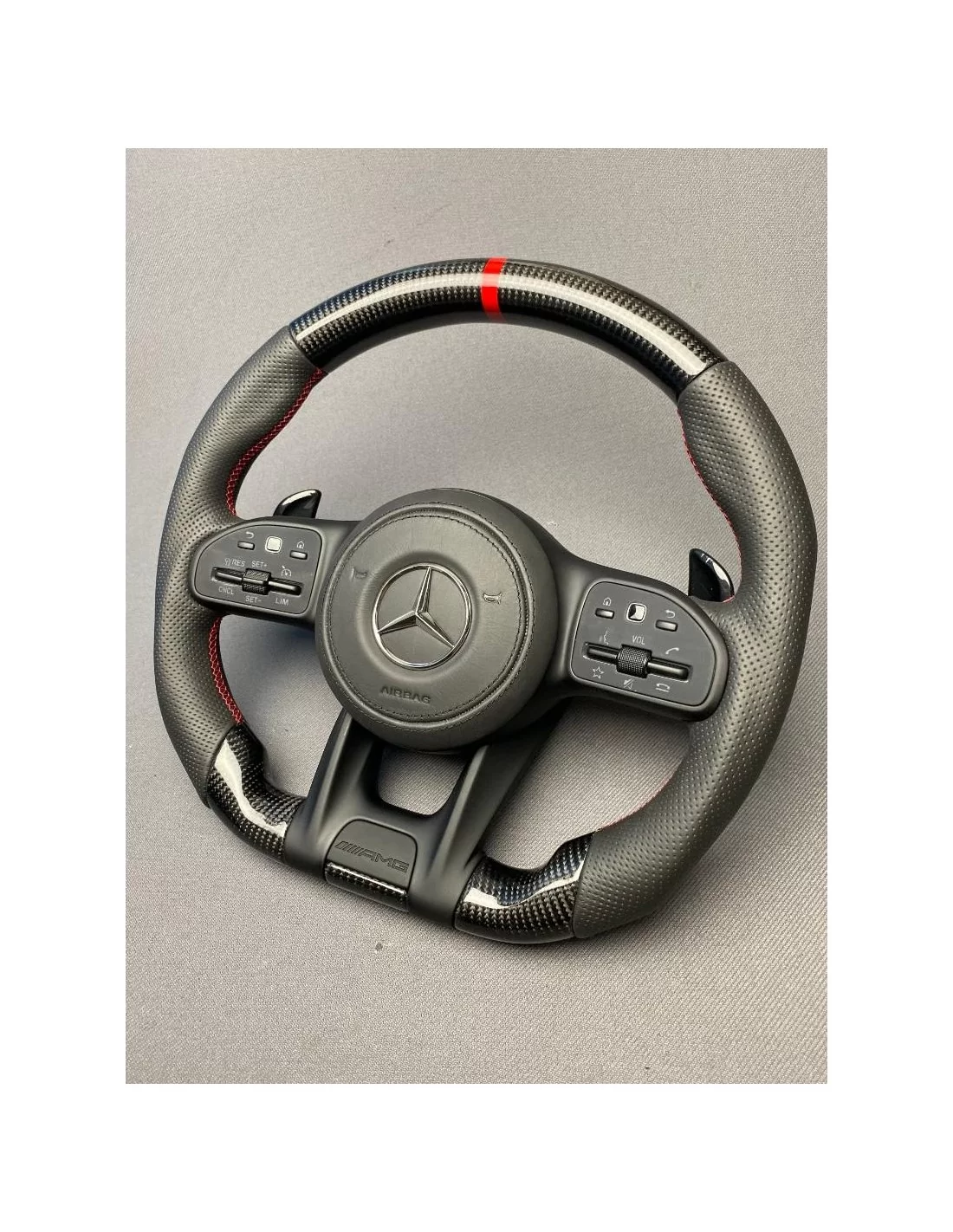 - Steering Wheels - Volante AMG em fibra de carbono para Mercedes-Benz G-Wagon W463A W213 W177 C217 W222 V167 - 6 - Melhore o s - Steering Wheels - Volante AMG em fibra de carbono para Mercedes-Benz G-Wagon W463A W213 W177 C217 W222 V167 - 6 - Melhore o s