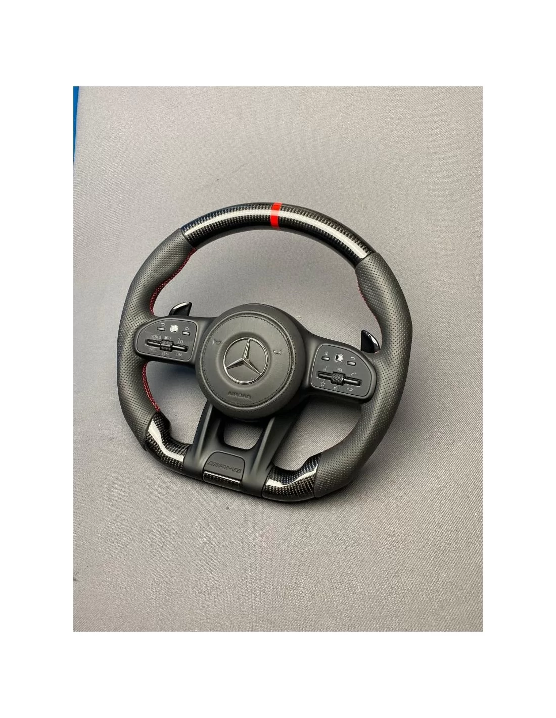 - Steering Wheels - Volante AMG em fibra de carbono para Mercedes-Benz G-Wagon W463A W213 W177 C217 W222 V167 - 7 - Melhore o s - Steering Wheels - Volante AMG em fibra de carbono para Mercedes-Benz G-Wagon W463A W213 W177 C217 W222 V167 - 7 - Melhore o s