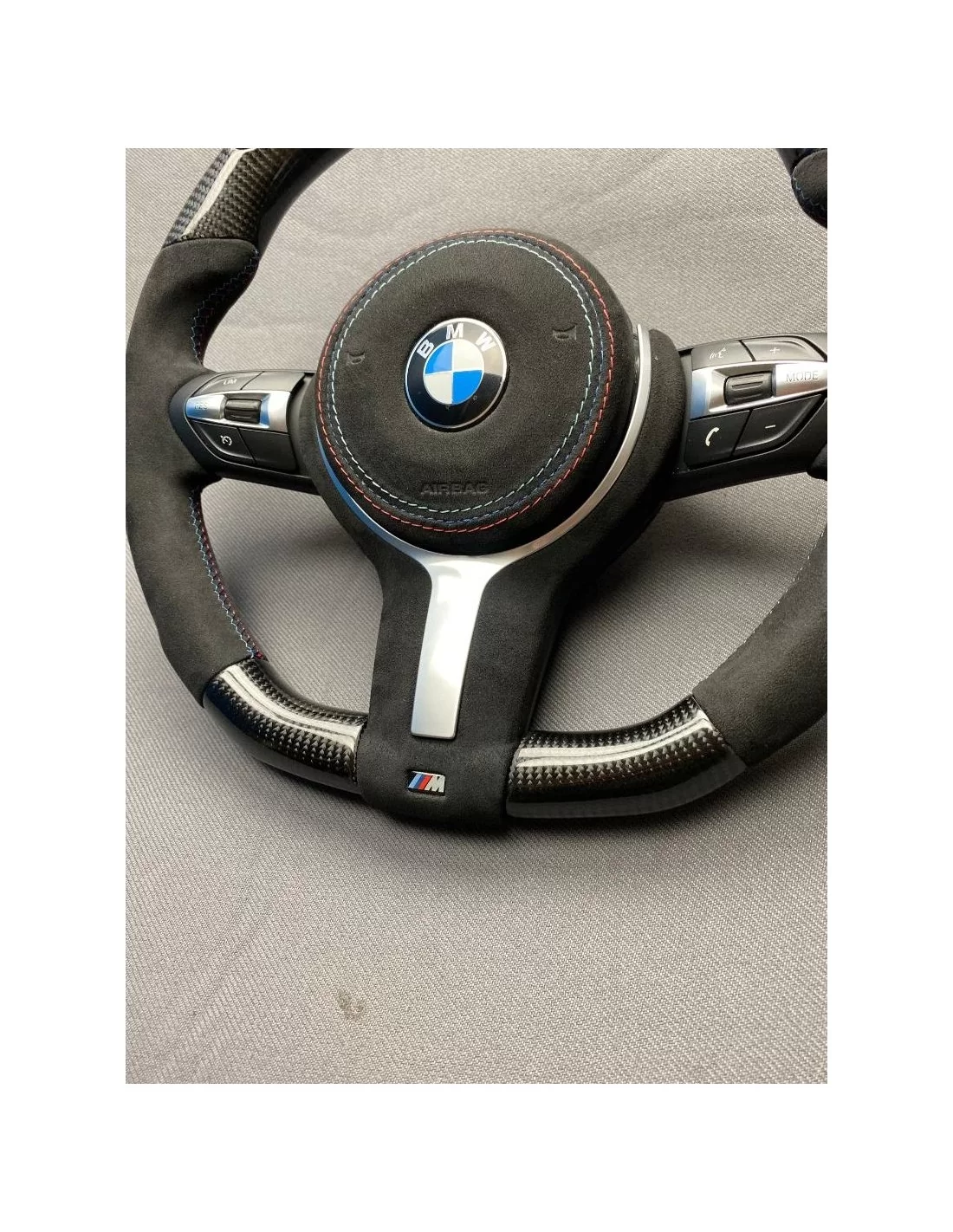  - Steering Wheels - Kierownica BMW F30 F15 F16 F31 Carbon Alcantara - 2 - Kierownica BMW F30 F15 F16 F31 Carbon Alcantara