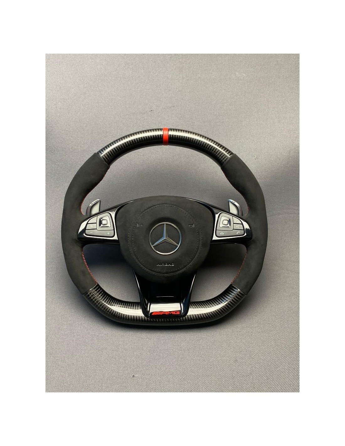  - Steering Wheels - メルセデスベンツEクラスCクラスW205 W213用カーボンファイバーAMGステアリングホイール - 2 - Steering Wheels メルセデスベンツEクラスCクラスW205 W213用カーボンファイバーA