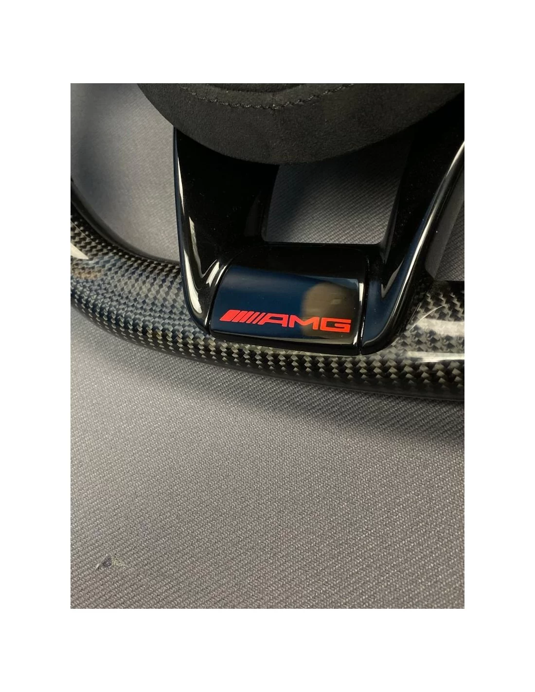  - Steering Wheels - メルセデスベンツEクラスCクラスW205 W213用カーボンファイバーAMGステアリングホイール - 3 - Steering Wheels メルセデスベンツEクラスCクラスW205 W213用カーボンファイバーA