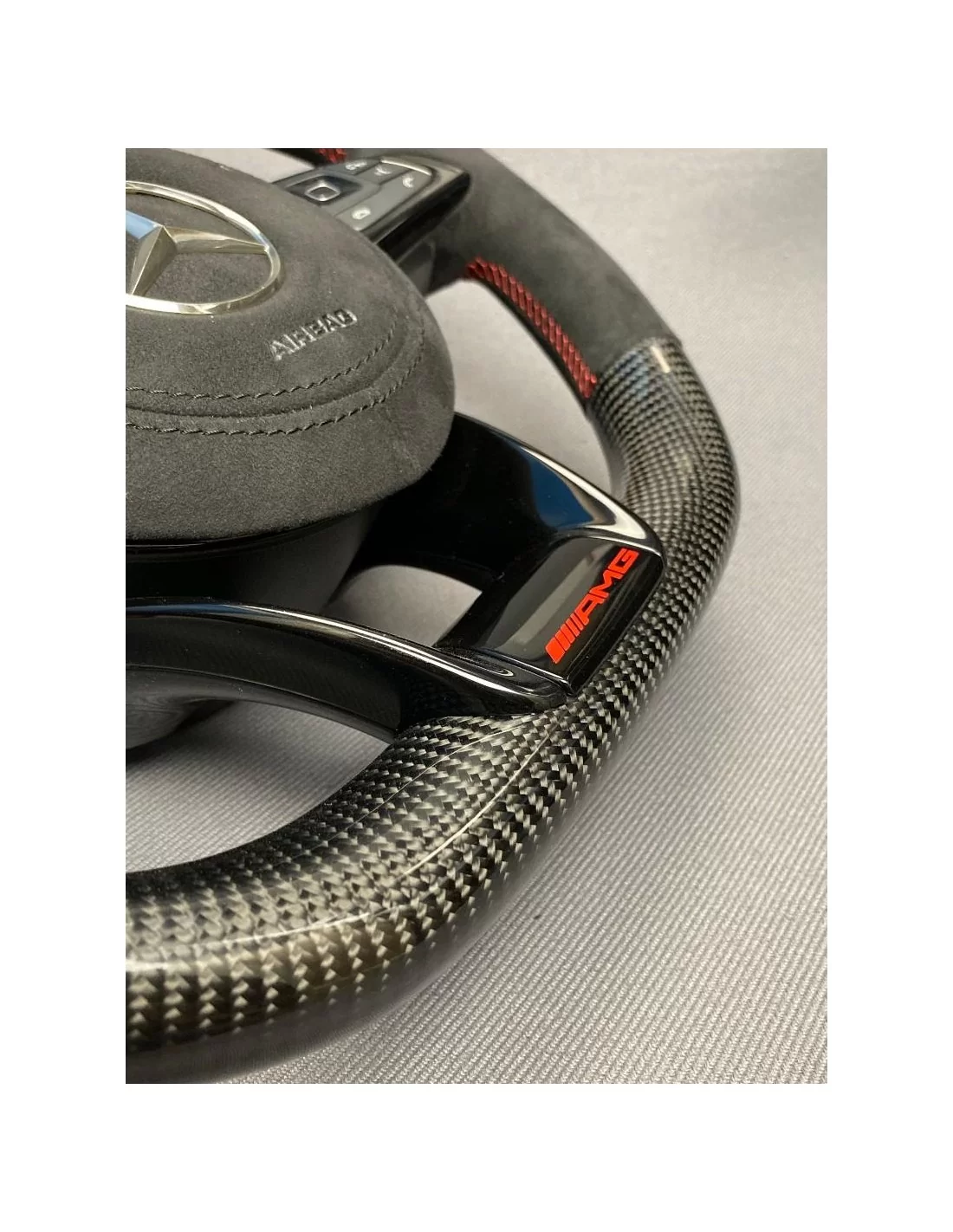 - Volante - Volante AMG de fibra de carbono para Mercedes-Benz Clase E Clase C W205 W213 - 5 - Actualice su Mercedes-Benz Clase - Volante - Volante AMG de fibra de carbono para Mercedes-Benz Clase E Clase C W205 W213 - 5 - Actualice su Mercedes-Benz Clase