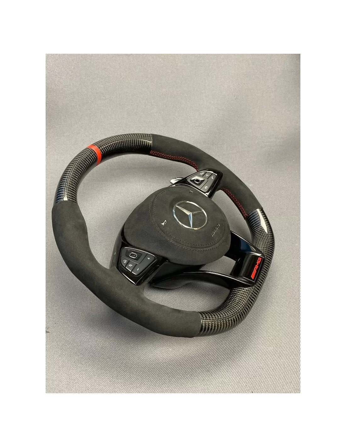  - Steering Wheels - 用于梅赛德斯-奔驰 E 级 C 级 W205 W213 的碳纤维 AMG 方向盘 - 9 - 为您的梅赛德斯-奔驰 E 级或 C 级 W205 W213 升级碳纤维 AMG 方向盘，带来动感优雅的驾驶体验！✉️✏️