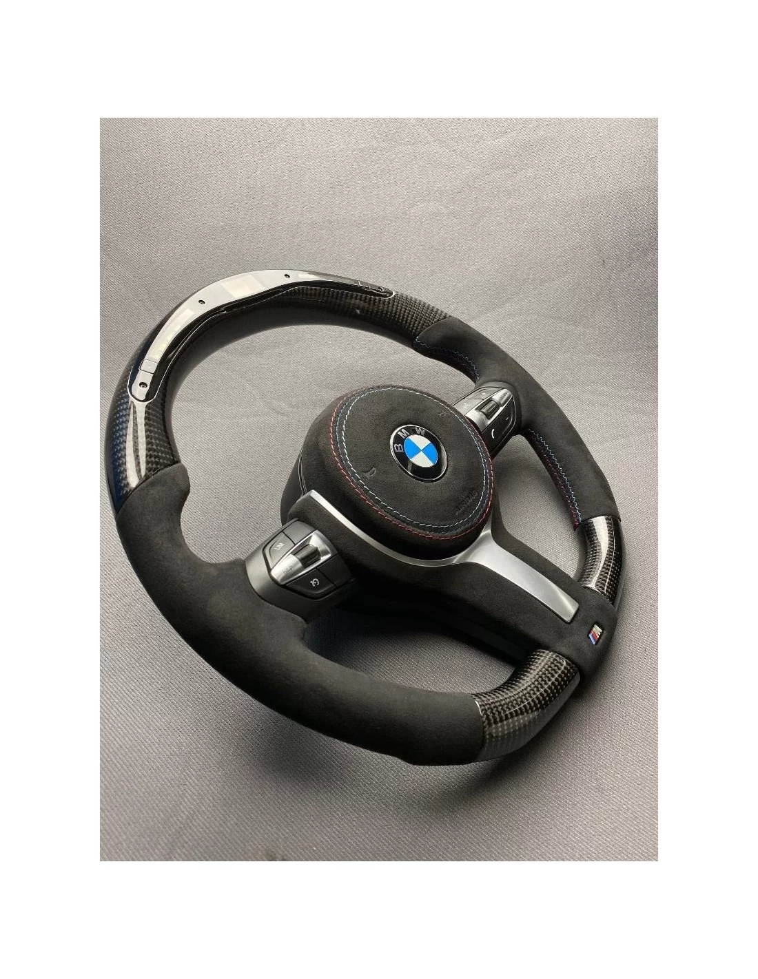  - Steering Wheels - BMW F30 F15 F16 F31 ステアリング ホイール カーボン アルカンターラ - 5 - Steering Wheels BMW F30 F15 F16 F31 ステアリング ホイール カーボン アルカ