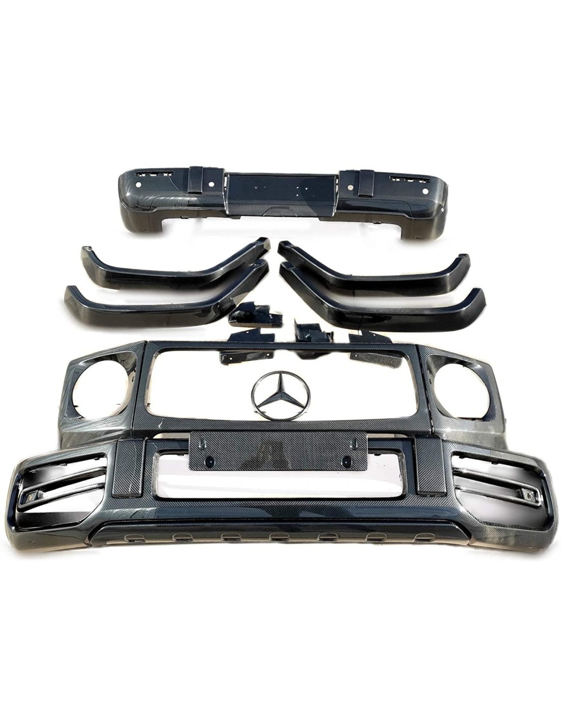 - Mercedes Benz - Kit carrosserie AMG G63 en fibre de carbone pour Mercedes-Benz Classe G W463A - 1 - Transformez votre Mercede