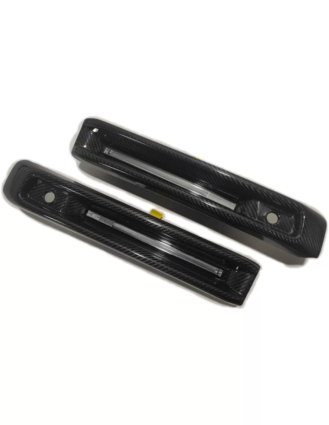 - Mercedes Benz - Fibra de carbono parachoques delantero AMG luz antiniebla cubre con LED para Mercedes-Benz Clase G W463A - 4   - Mercedes Benz - Fibra de carbono parachoques delantero AMG luz antiniebla cubre con LED para Mercedes-Benz Clase G W463A - 4