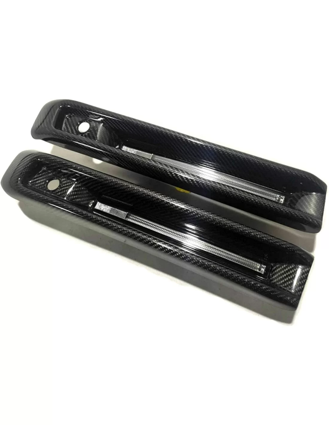 - Mercedes-Benz - Carbon fiber AMG voorbumper mistlamp covers met LED voor Mercedes-Benz G-Klasse W463A - 6 - Verfraai uw Merce - Mercedes-Benz - Carbon fiber AMG voorbumper mistlamp covers met LED voor Mercedes-Benz G-Klasse W463A - 6 - Verfraai uw Merce