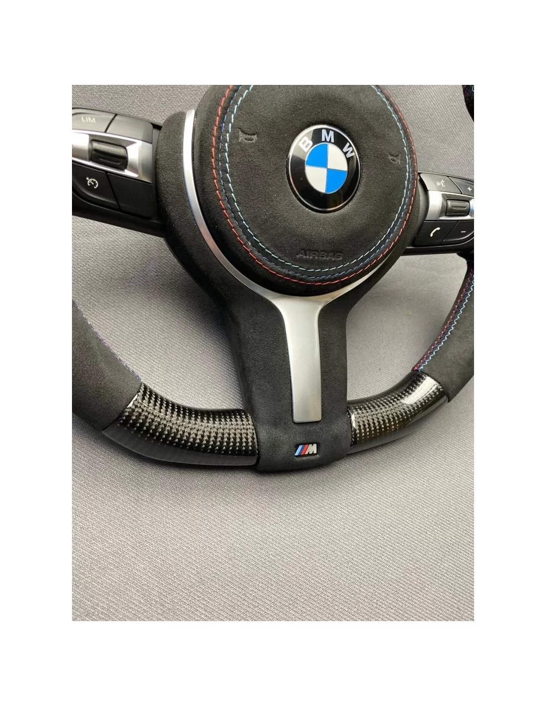  - Steering Wheels - Kierownica BMW F30 F15 F16 F31 Carbon Alcantara - 9 - Kierownica BMW F30 F15 F16 F31 Carbon Alcantara