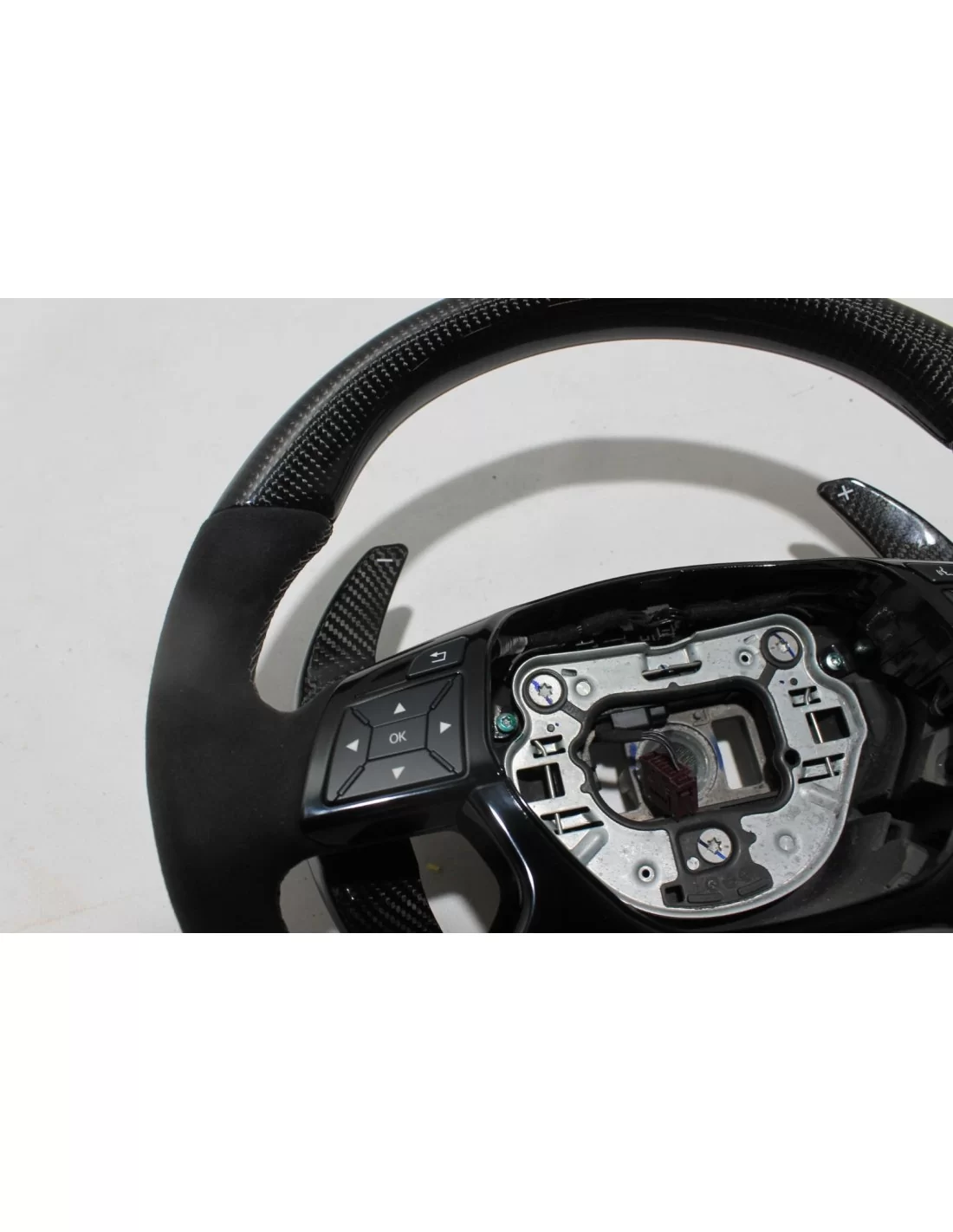  - Steering Wheels - Volante em fibra de carbono AMG pack para Mercedes-Benz G-Wagon ML GL W166 X166 W463 - 5 - Comprar Volante 