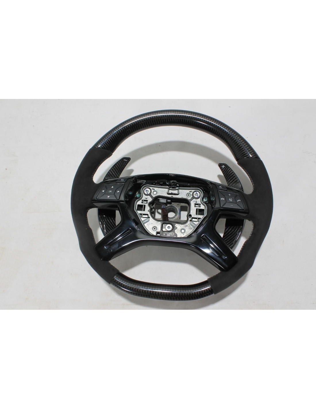  - Steering Wheels - Volante em fibra de carbono AMG pack para Mercedes-Benz G-Wagon ML GL W166 X166 W463 - 8 - Comprar Volante 