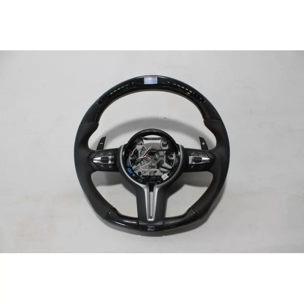  - Steering Wheels - BMW F80 F81 F82 F83 F85 F86 M3 M4 M2 X5m X6m LEDパネル付きステアリングホイールカーボンレザー - 1 - Steering Wheels BMW F80 F81 F8
