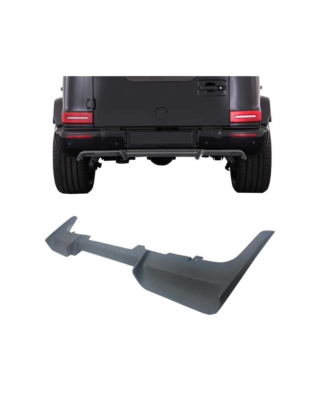 - Mercedes Benz - Diffusore posteriore BRABUS in vetroresina per Mercedes-Benz Classe G W463A W464 - 1 - Aggiornate la vostra M  - Mercedes Benz - Diffusore posteriore BRABUS in vetroresina per Mercedes-Benz Classe G W463A W464 - 1 - Aggiornate la vostra M