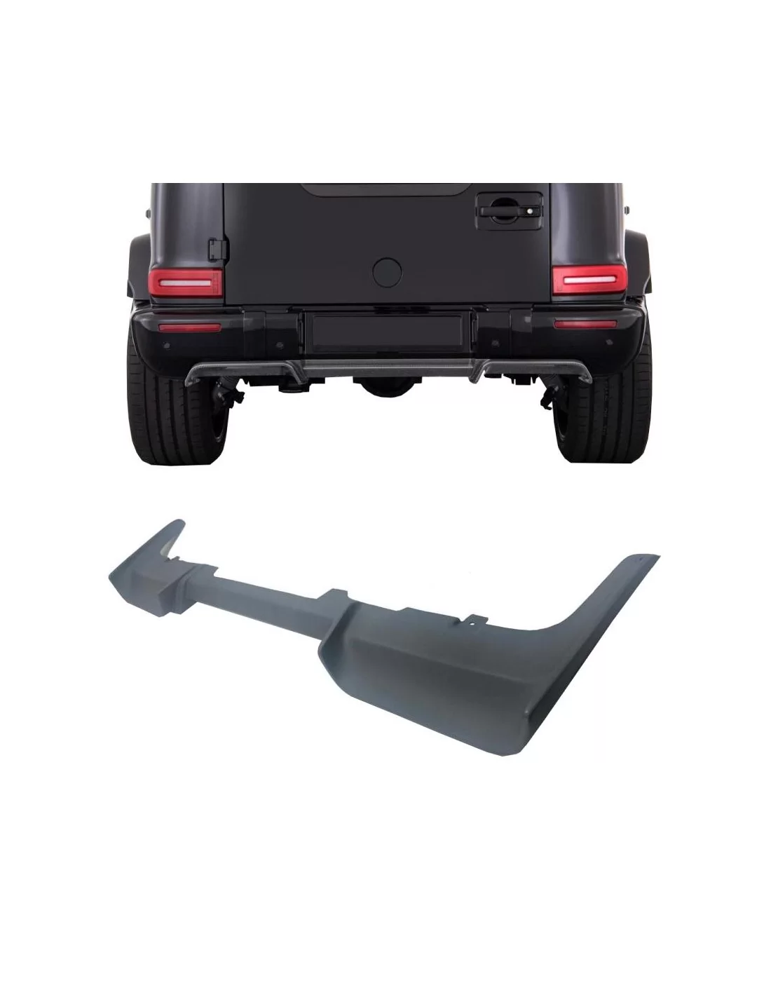 - Mercedes-Benz - Glasvezel BRABUS achterdiffusor voor Mercedes-Benz G-Klasse W463A W464 - 5 - Upgrade uw Mercedes-Benz G-Klass  - Mercedes-Benz - Glasvezel BRABUS achterdiffusor voor Mercedes-Benz G-Klasse W463A W464 - 5 - Upgrade uw Mercedes-Benz G-Klass