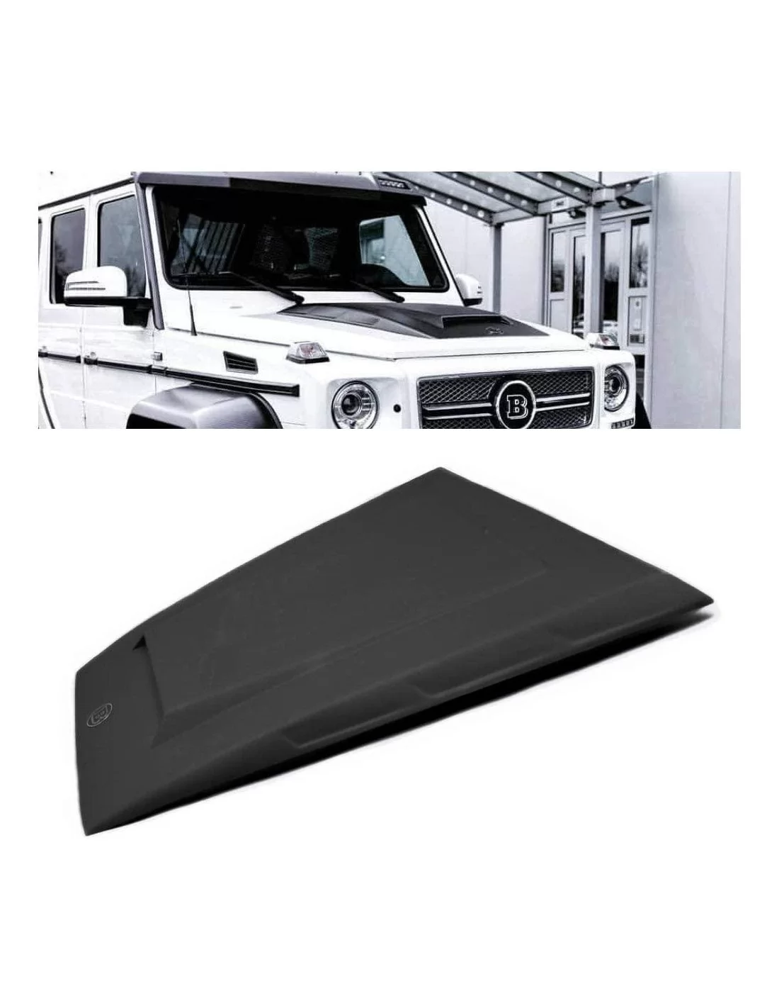  - Mercedes-Benz - Brabus huvscoop i glasfiber för Mercedes-Benz W463 G-Wagon G-Klass G63 G55 G500 - 1 - Köp Brabus huvscoop i g