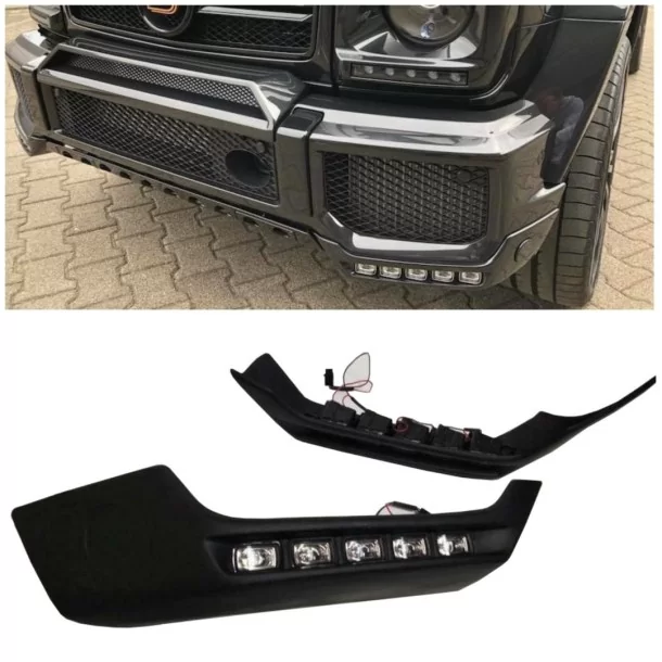  - Mercedes Benz - Spoiler a labbro AMG in fibra di vetro per Mercedes-Benz Classe G W463 - 1 - Acquista lo spoiler a labbro AMG