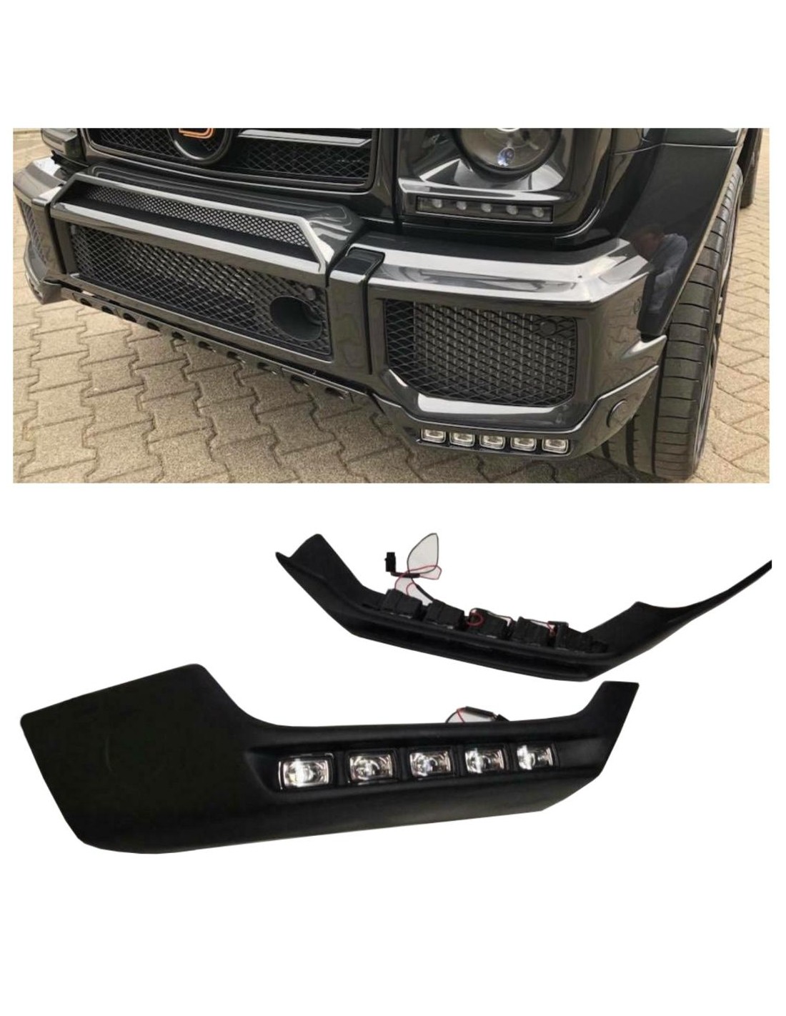 - Mercedes Benz - Alerón labial AMG de fibra de vidrio para Mercedes-Benz Clase G W463 - 1 - ¡Comprar spoiler AMG de fibra de v  - Mercedes Benz - Alerón labial AMG de fibra de vidrio para Mercedes-Benz Clase G W463 - 1 - ¡Comprar spoiler AMG de fibra de v