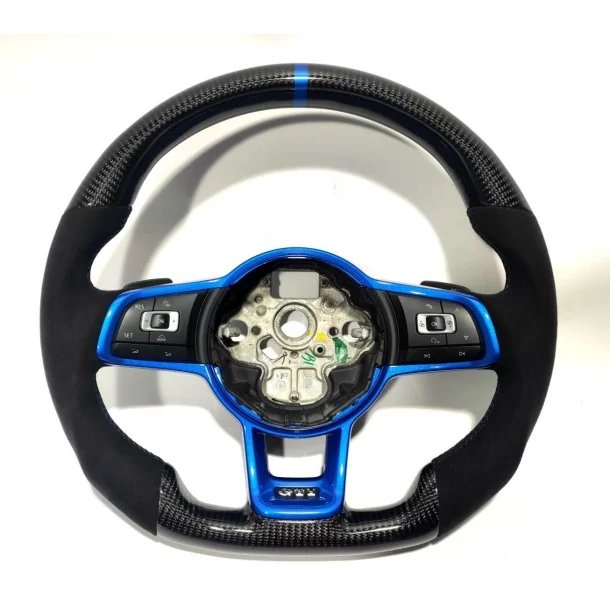  - Steering Wheels - 大众高尔夫 捷达 MK7 A7 碳阿尔坎塔拉方向盘 - 1 - 为您的大众高尔夫或捷达 MK7 A7 配备碳阿尔坎塔拉方向盘。将豪华与顶级性能完美结合，带来无与伦比的驾驶感受！✅