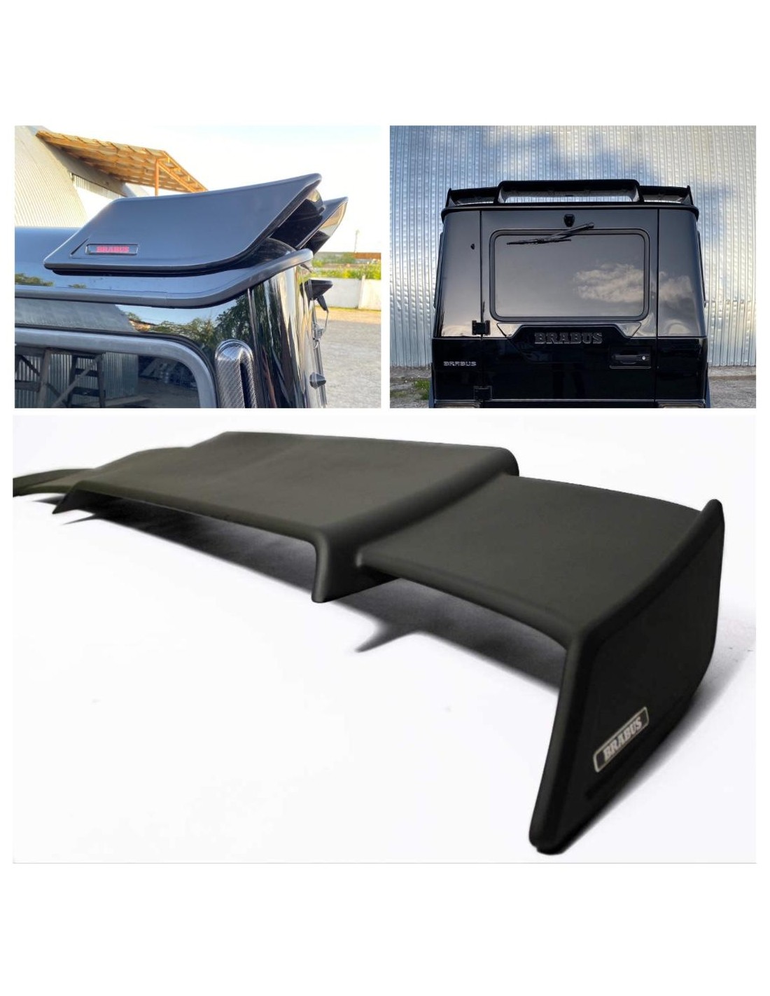 - Mercedes-Benz - Glazen achterdakspoiler Brabus voor Mercedes-Benz W463 G-Wagon G-Klasse - 1 - Koop de glasvezel achterdakspoi  - Mercedes-Benz - Glazen achterdakspoiler Brabus voor Mercedes-Benz W463 G-Wagon G-Klasse - 1 - Koop de glasvezel achterdakspoi