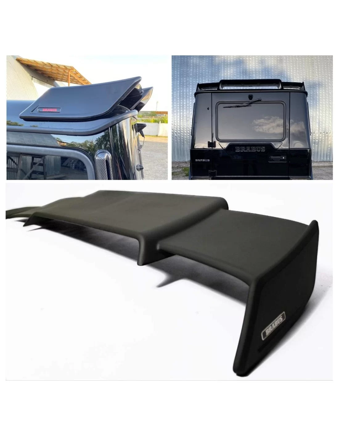  - Mercedes-Benz - Bakre takspoiler i glasfiber Brabus för Mercedes-Benz W463 G-Wagon G-Klass - 1 - Köp bakre takspoiler Brabus 