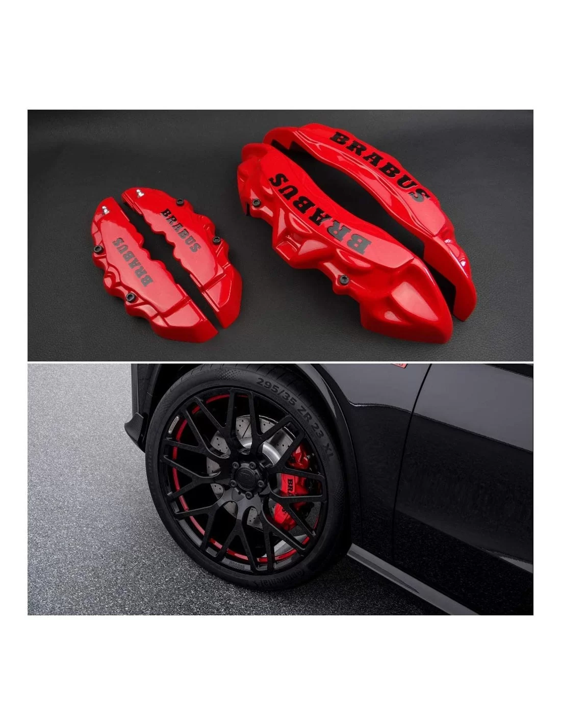 - Mercedes-Benz - Fiberglass red Brabus style brake caliper covers for Mercedes-Benz G-Class W463 - 1 - Buy fiberglass red Brab - Mercedes-Benz - Fiberglass red Brabus style brake caliper covers for Mercedes-Benz G-Class W463 - 1 - Buy fiberglass red Brab