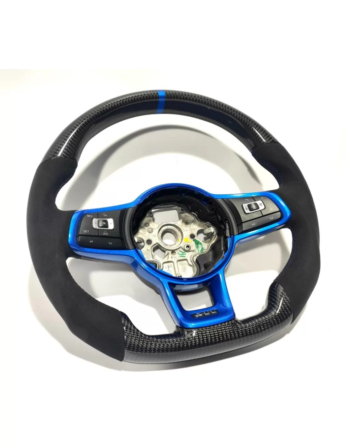- Steering Wheels - Volkswagen Golf Jetta MK7 A7 CaSteering Wheel Carbon Alcantara - 3 - Förhöj din Volkswagen Golf eller Jetta - Steering Wheels - Volkswagen Golf Jetta MK7 A7 CaSteering Wheel Carbon Alcantara - 3 - Förhöj din Volkswagen Golf eller Jetta