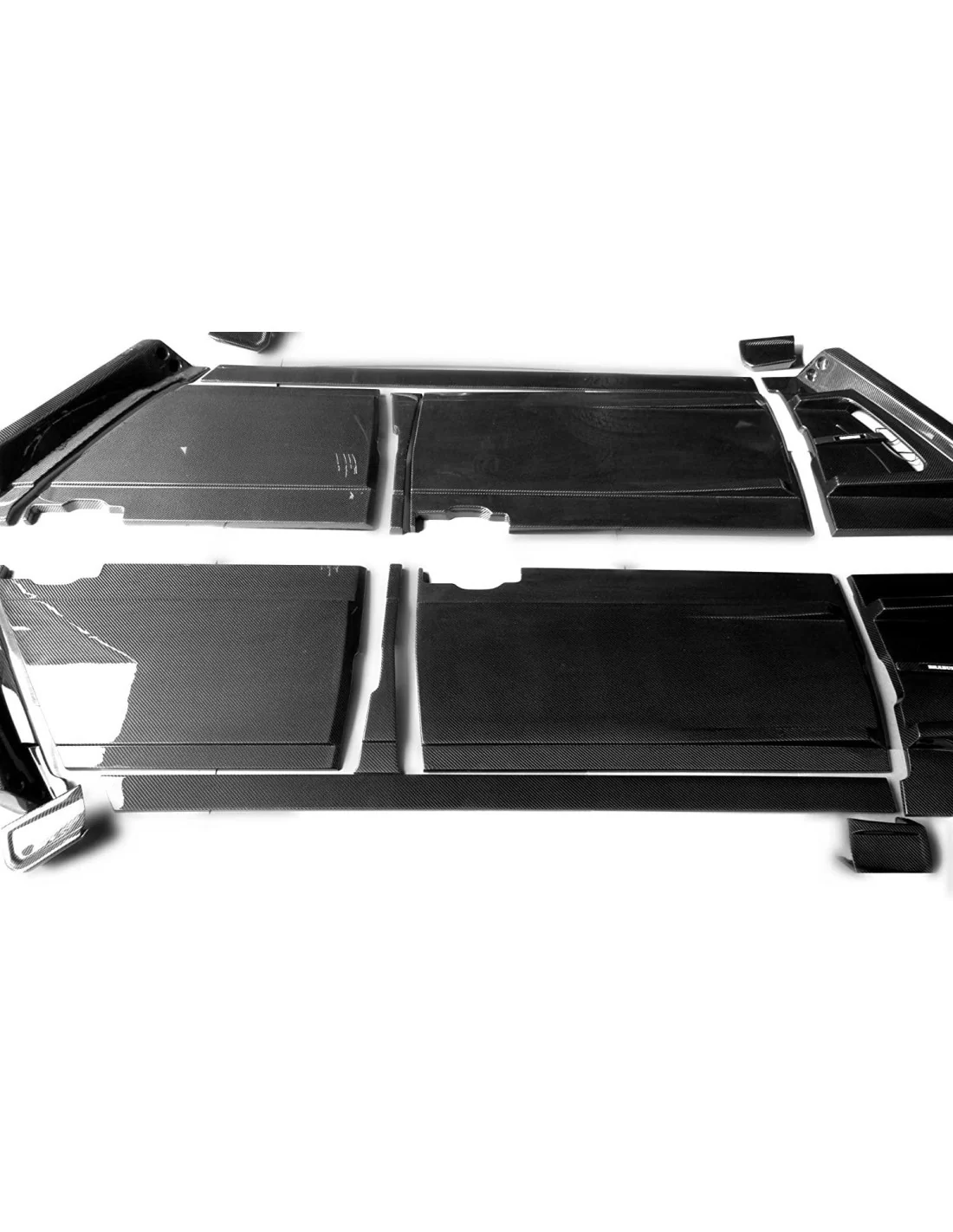 - Mercedes-Benz - Kit de carroçaria Brabus Carbon Widestar (painéis laterais) para Mercedes-Benz G-Class W463 (23 elementos) - - Mercedes-Benz - Kit de carroçaria Brabus Carbon Widestar (painéis laterais) para Mercedes-Benz G-Class W463 (23 elementos) -