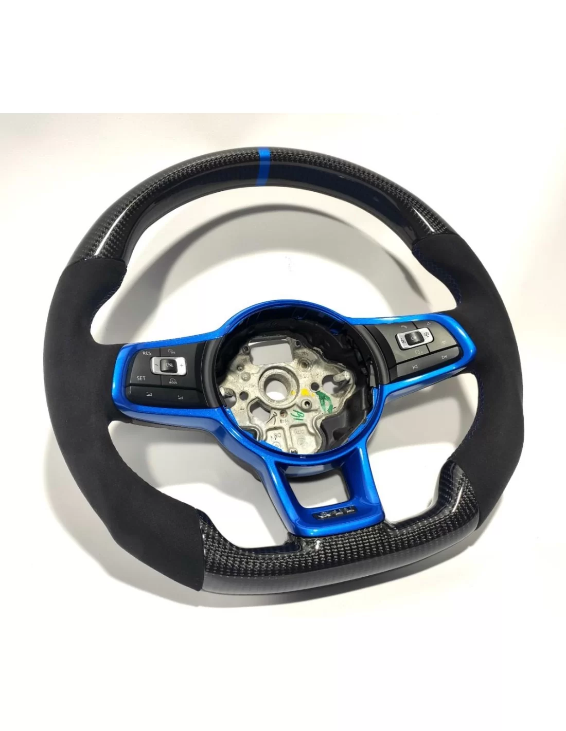 - Steering Wheels - Volkswagen Golf Jetta MK7 A7 CaSteering Wheel Carbon Alcantara - 4 - Förhöj din Volkswagen Golf eller Jetta - Steering Wheels - Volkswagen Golf Jetta MK7 A7 CaSteering Wheel Carbon Alcantara - 4 - Förhöj din Volkswagen Golf eller Jetta