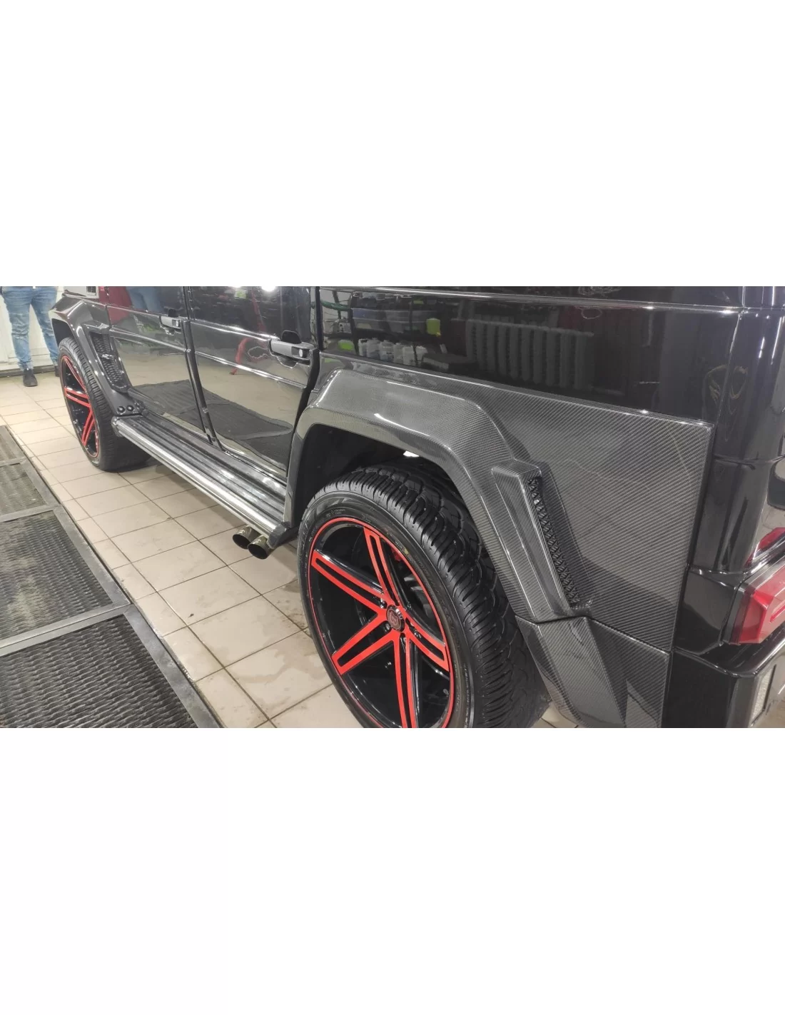 - Mercedes-Benz - Brabus Carbon Widestar bodykit (zijpanelen) voor Mercedes-Benz G-Klasse W463 (23 elementen) - 15 - Koop Brabu  - Mercedes-Benz - Brabus Carbon Widestar bodykit (zijpanelen) voor Mercedes-Benz G-Klasse W463 (23 elementen) - 15 - Koop Brabu