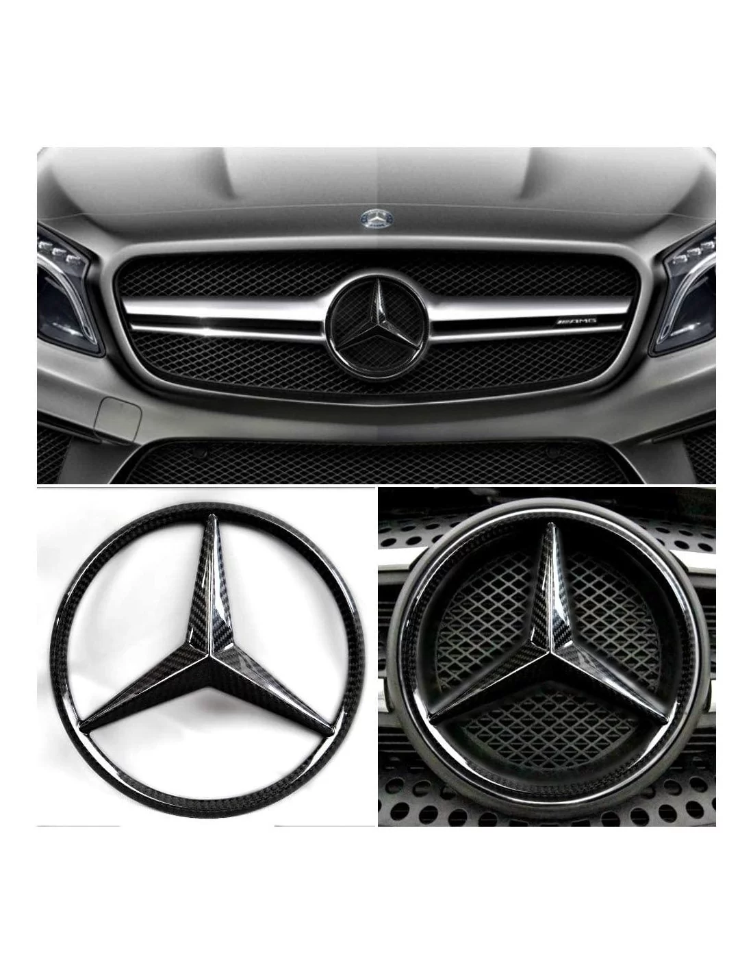 - logo & Emblems - Kohlefaser Frontgrill Stern Stil Abzeichen Logo Emblem für Mercedes-Benz W463 G-Klasse G-Wagon - 4 - Kaufen   - logo & Emblems - Kohlefaser Frontgrill Stern Stil Abzeichen Logo Emblem für Mercedes-Benz W463 G-Klasse G-Wagon - 4 - Kaufen