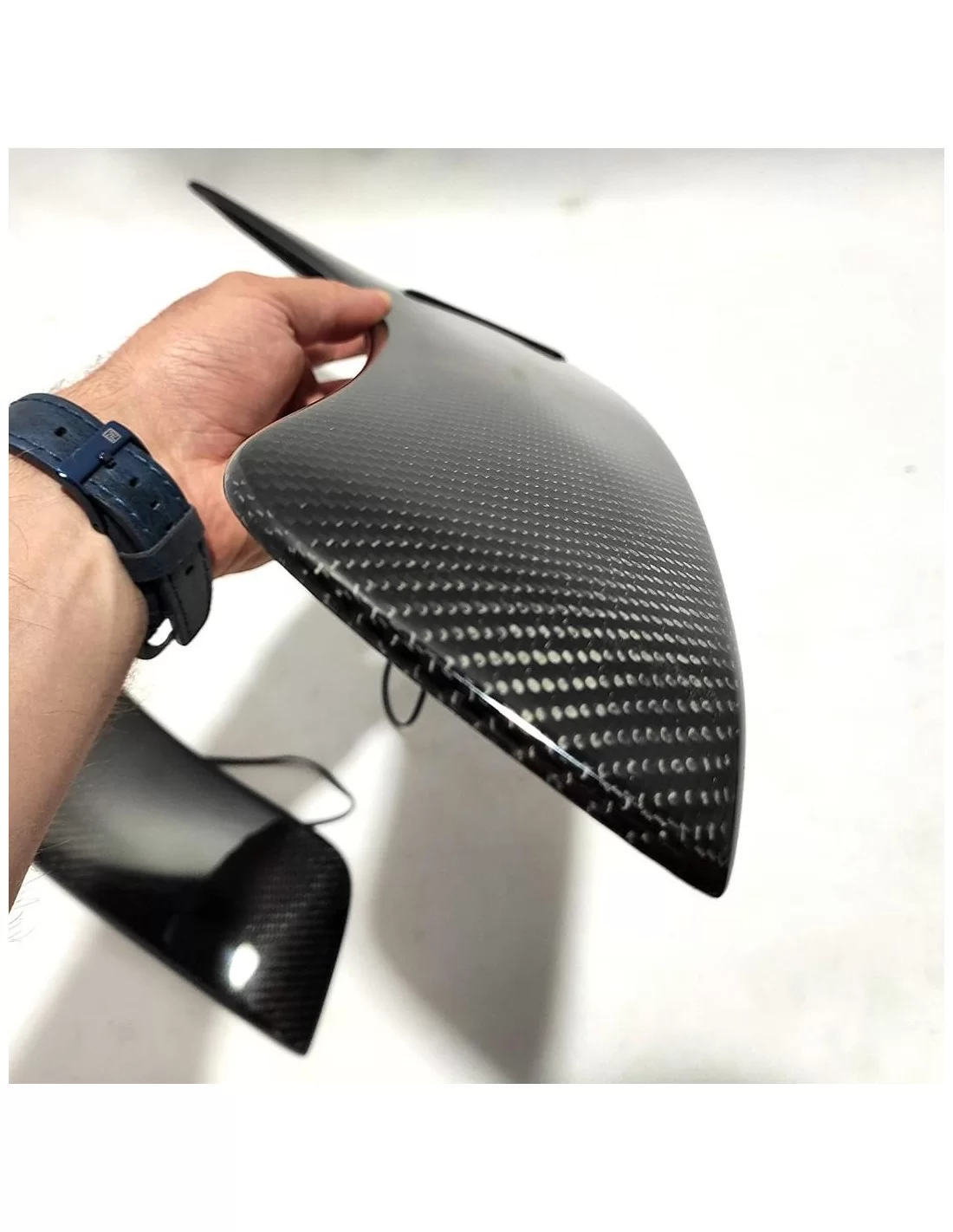  - Mercedes Benz - Mercedes W222 2013-2020 Klasse Carbon Fender Covers Flaps Fangs con illuminazione LED Compatibile con Brabus 