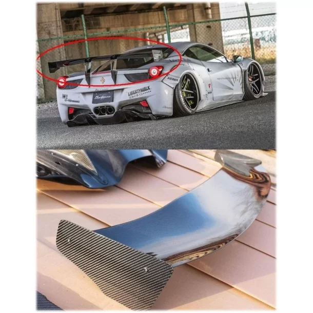  - Ferrari - Węglowy spojler Ferrari 458 Italia Liberty Walk - 1 - Wzbogać swoje Ferrari 458 Italia o spojler z włókna węglowego