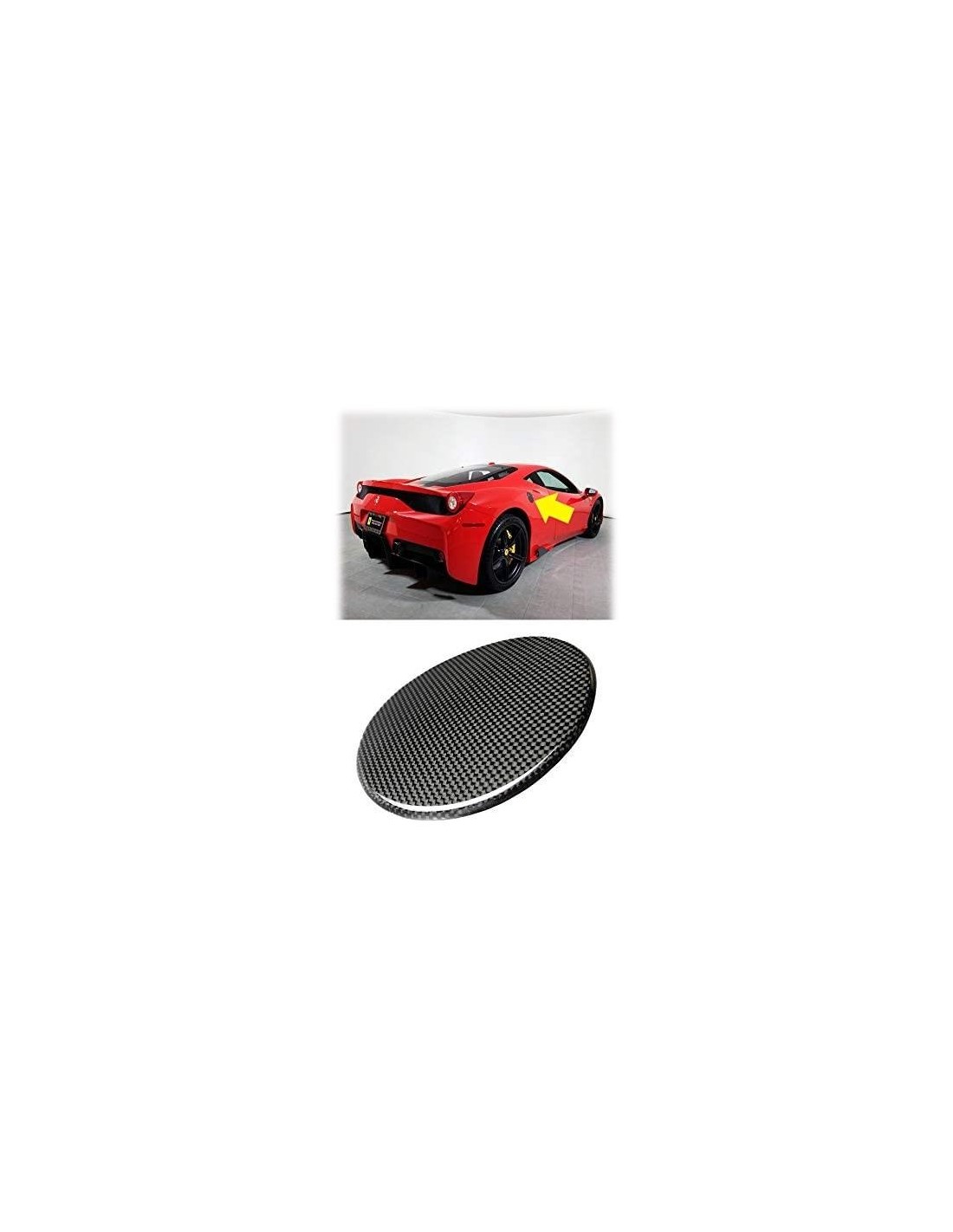 - Ferrari - Ferrari 488 Tankdeckel Carbonabdeckung - 1 - Veredeln Sie Ihren Ferrari 488 mit einer eleganten Tankdeckelabdeckung - Ferrari - Ferrari 488 Tankdeckel Carbonabdeckung - 1 - Veredeln Sie Ihren Ferrari 488 mit einer eleganten Tankdeckelabdeckung