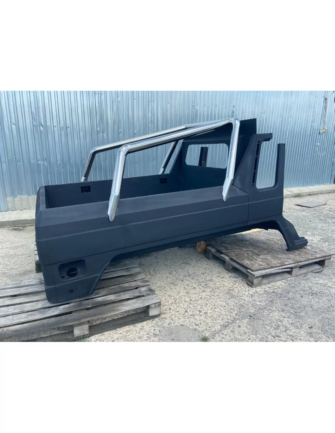 - Mercedes Benz - Carrocería trasera pick up de acero inoxidable para Clase G 6x6 W463 - 1 - Mejore su Clase G W463 6x6 con una  - Mercedes Benz - Carrocería trasera pick up de acero inoxidable para Clase G 6x6 W463 - 1 - Mejore su Clase G W463 6x6 con una