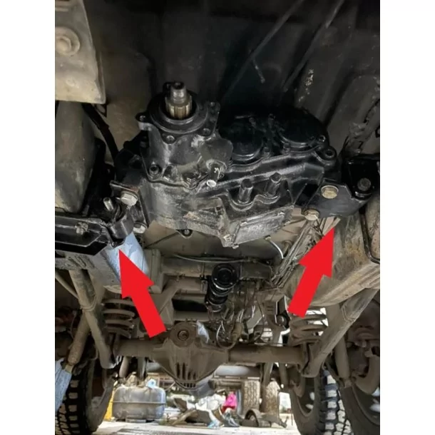 - Mercedes Benz - Wsporniki mocujące skrzyni rozdzielczej do Mercedes W463 6x6 - 1 - Zabezpiecz przeniesienie skrzynki rozdziel