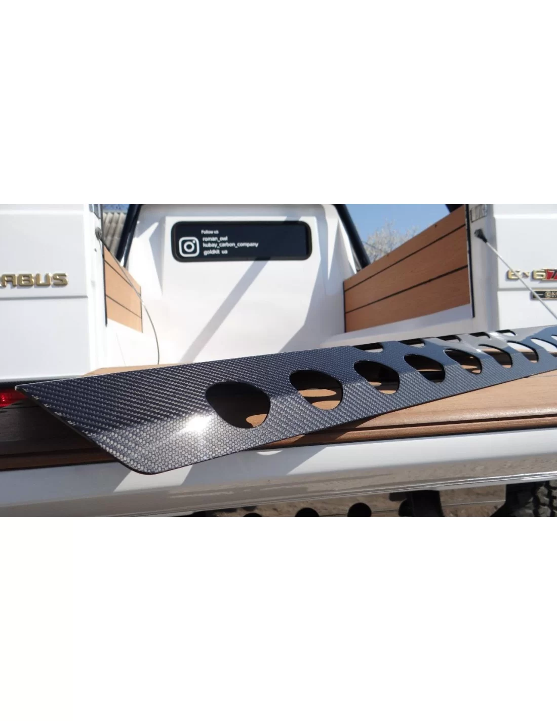  - Mercedes Benz - Передній підкрилок з карбону для Mercedes-Benz W463 6x6 G-Class - 8 - Купіть карбоновий передній обвіс для Me