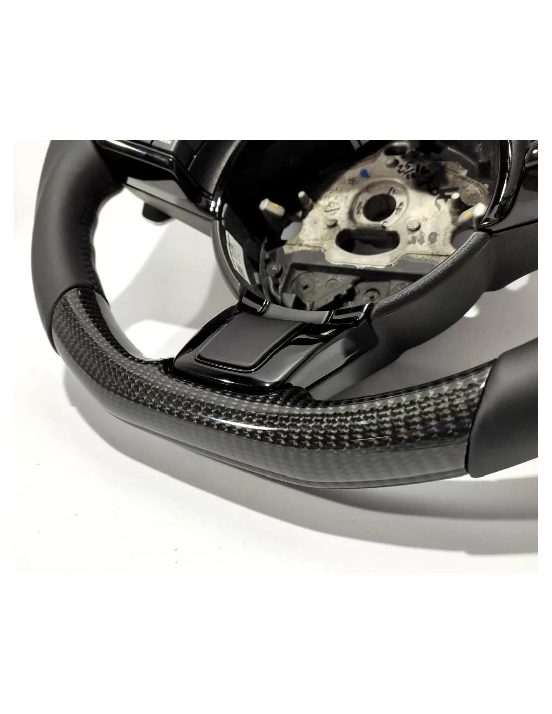  - Steering Wheels - Kierownica Jaguar F-Type XF ze skóry węglowej - 8 - Kierownica Jaguar F-Type XF ze skóry węglowej