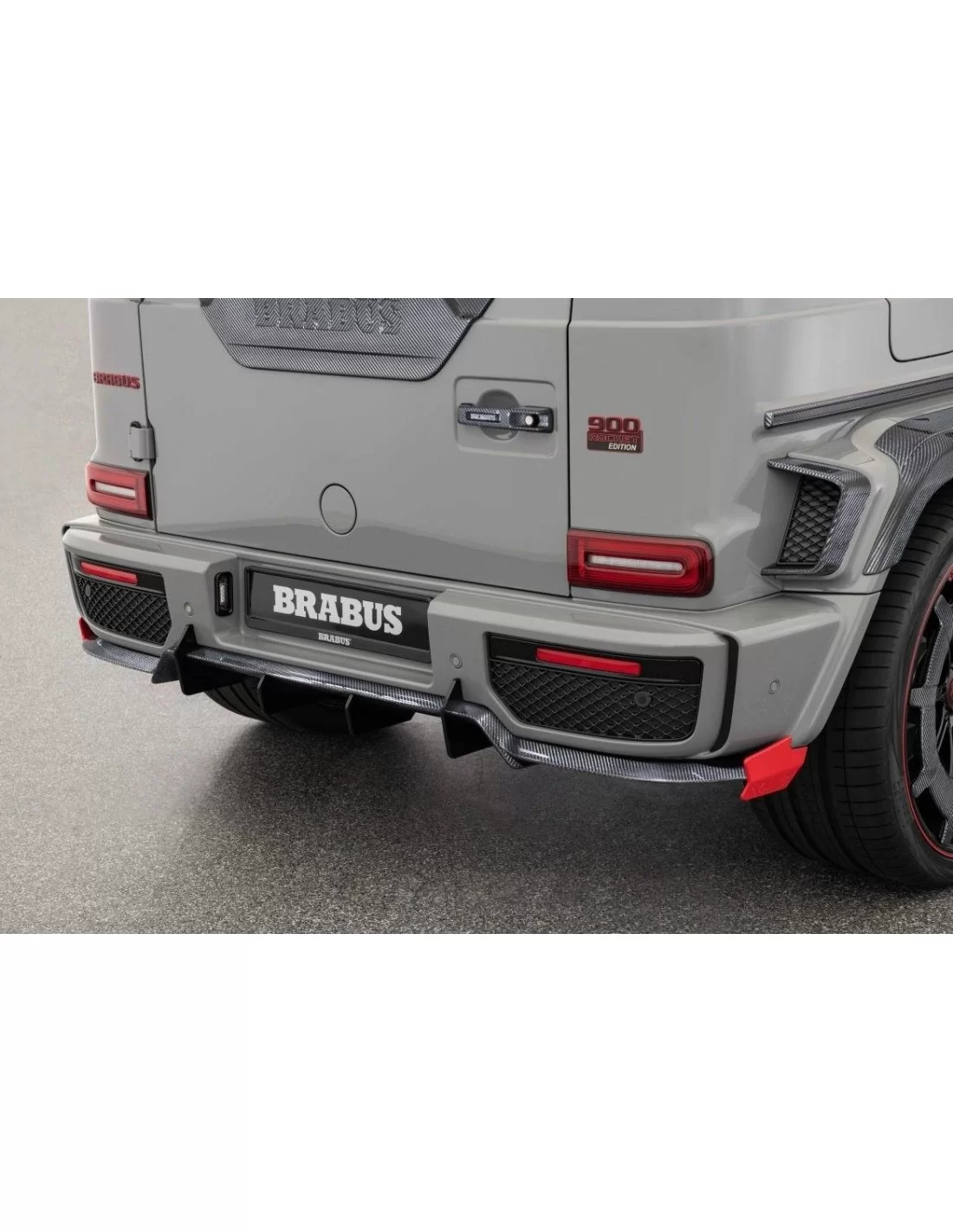 Koolstofvezel BRABUS G900 Rocket edition achterdiffusor voor Mercedes-Benz W463a W464 Mercedes-Benz, Mercedes-Benz G-Class 2018+
