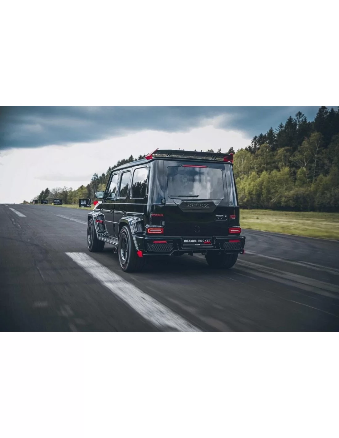 Спойлер на задній бампер з вуглецевого волокна BRABUS G900 Rocket edition для Mercedes-Benz W463a W464 Mercedes Benz, Mercedes B