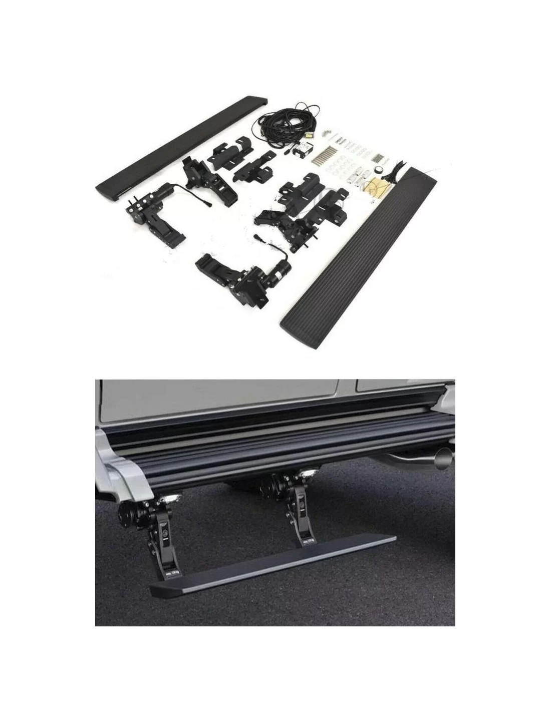  - Mercedes Benz - Marchepieds électriques, Marchepieds électriques (pour 2 portes) pour Mercedes-Benz 4x4 W463 Classe G - 1 - A