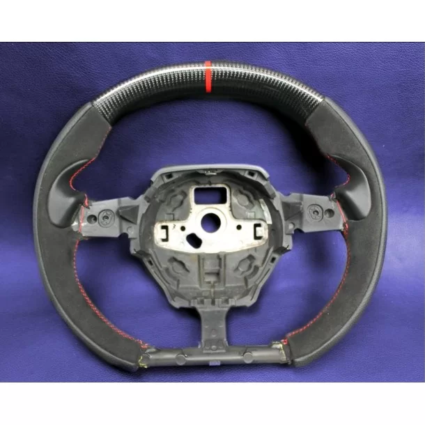  - Steering Wheels - Lamborghini Huracan LP610 LP620 Stuur Carbon Alcantara Leder - 1 - Verhoog je rijervaring met het Lamborghi