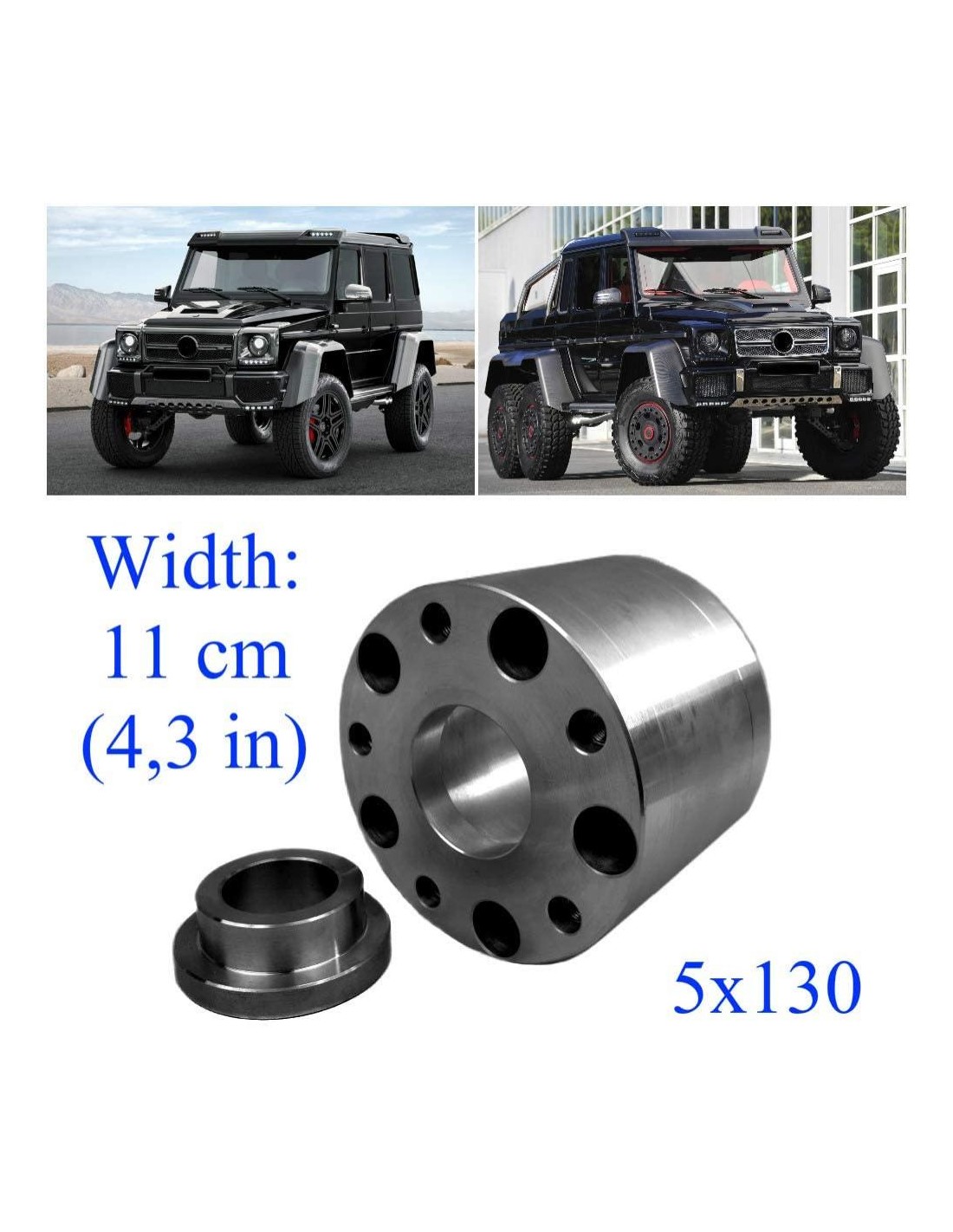 - Mercedes-Benz - Aluminium Steel Huge Wheel spacers adapters Mercedes G-Class W463 4x4 - 1 - Buy aluminium steel huge wheel sp  - Mercedes-Benz - Aluminium Steel Huge Wheel spacers adapters Mercedes G-Class W463 4x4 - 1 - Buy aluminium steel huge wheel sp