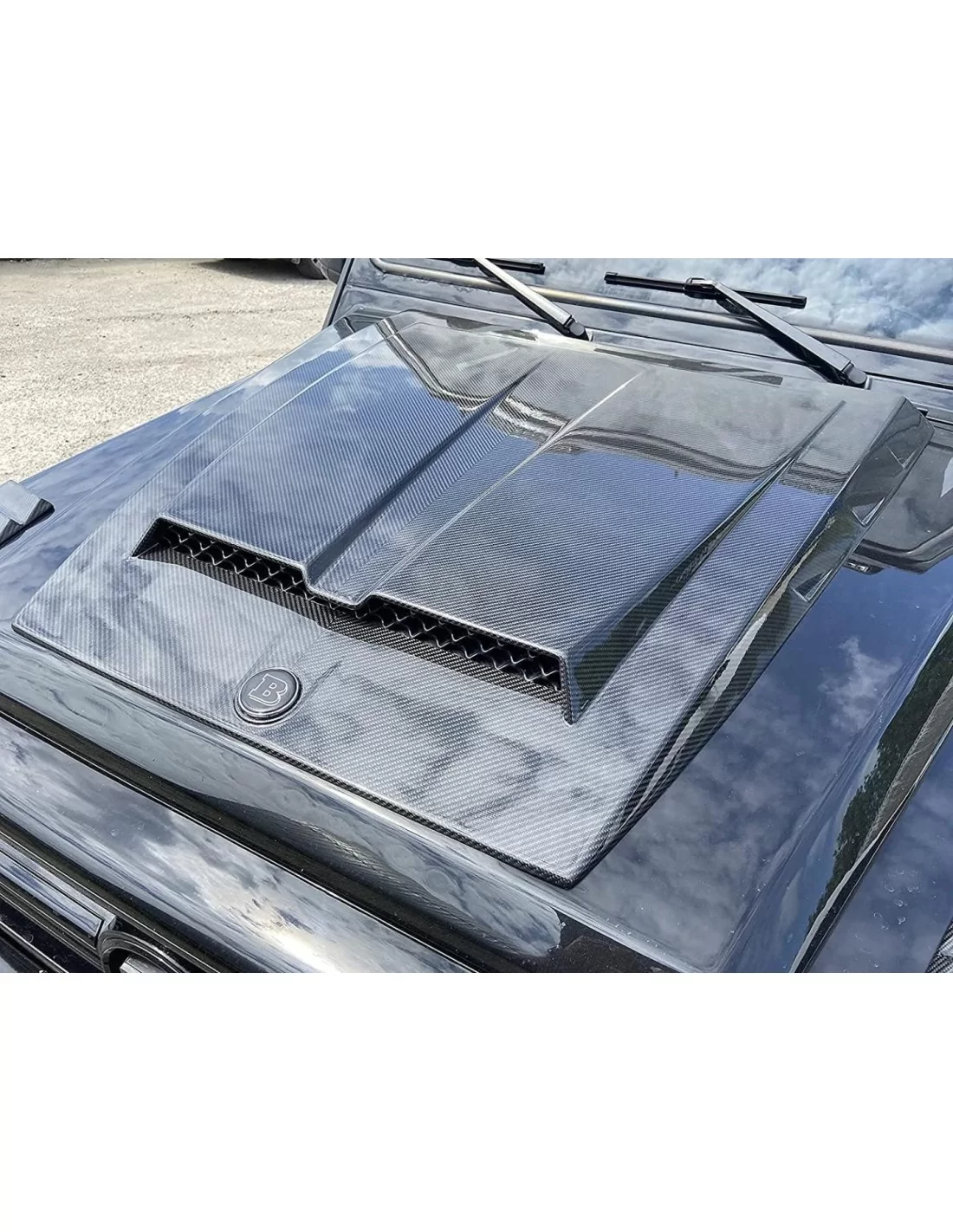 - Mercedes Benz - Карбоновий обвіс капоту Brabus в стилі W463A для Mercedes-Benz W463 G-Wagon 4x4 - 12 - Покрасьте свій Mercede  - Mercedes Benz - Карбоновий обвіс капоту Brabus в стилі W463A для Mercedes-Benz W463 G-Wagon 4x4 - 12 - Покрасьте свій Mercede