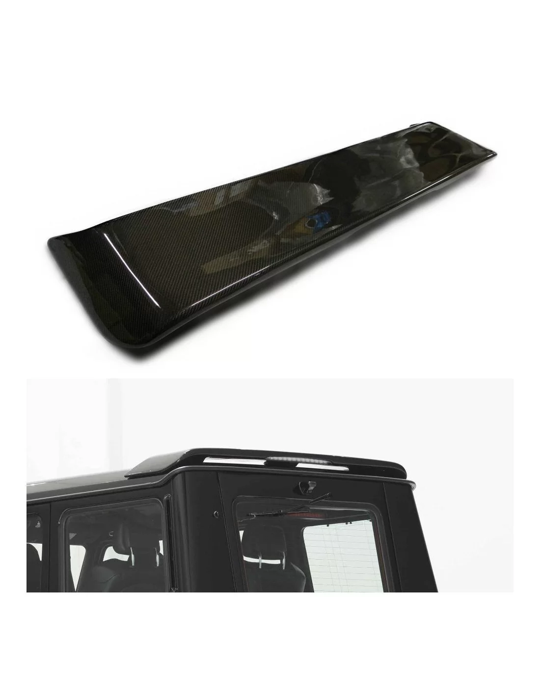  - Mercedes-Benz - Mercedes-Benz W463 G-Wagon Koolstofvezel Achterdakspoiler - 13 - Verfraai uw Mercedes-Benz W463 G-Wagon met e