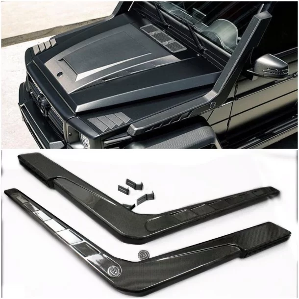  - Mercedes Benz - Prise d'air latérale en fibre de carbone Brabus snorkels pour Mercedes-Benz W463 G-Wagon 4x4 - 1 - Améliorez 