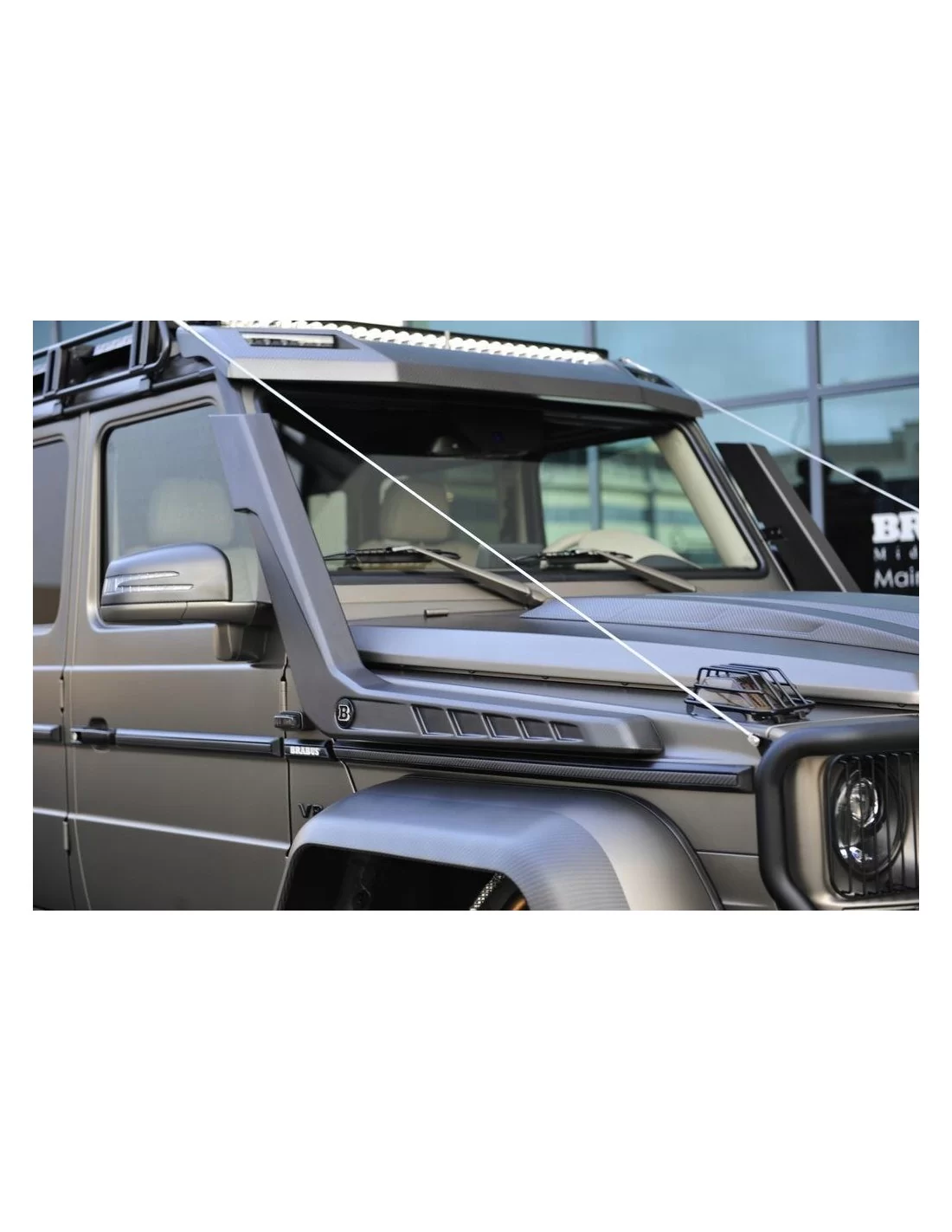 - Mercedes-Benz - Entradas de ar laterais em fibra de vidro Brabus snorkels para Mercedes-Benz W463 G-Wagon 4x4 - 1 - Actualize - Mercedes-Benz - Entradas de ar laterais em fibra de vidro Brabus snorkels para Mercedes-Benz W463 G-Wagon 4x4 - 1 - Actualize