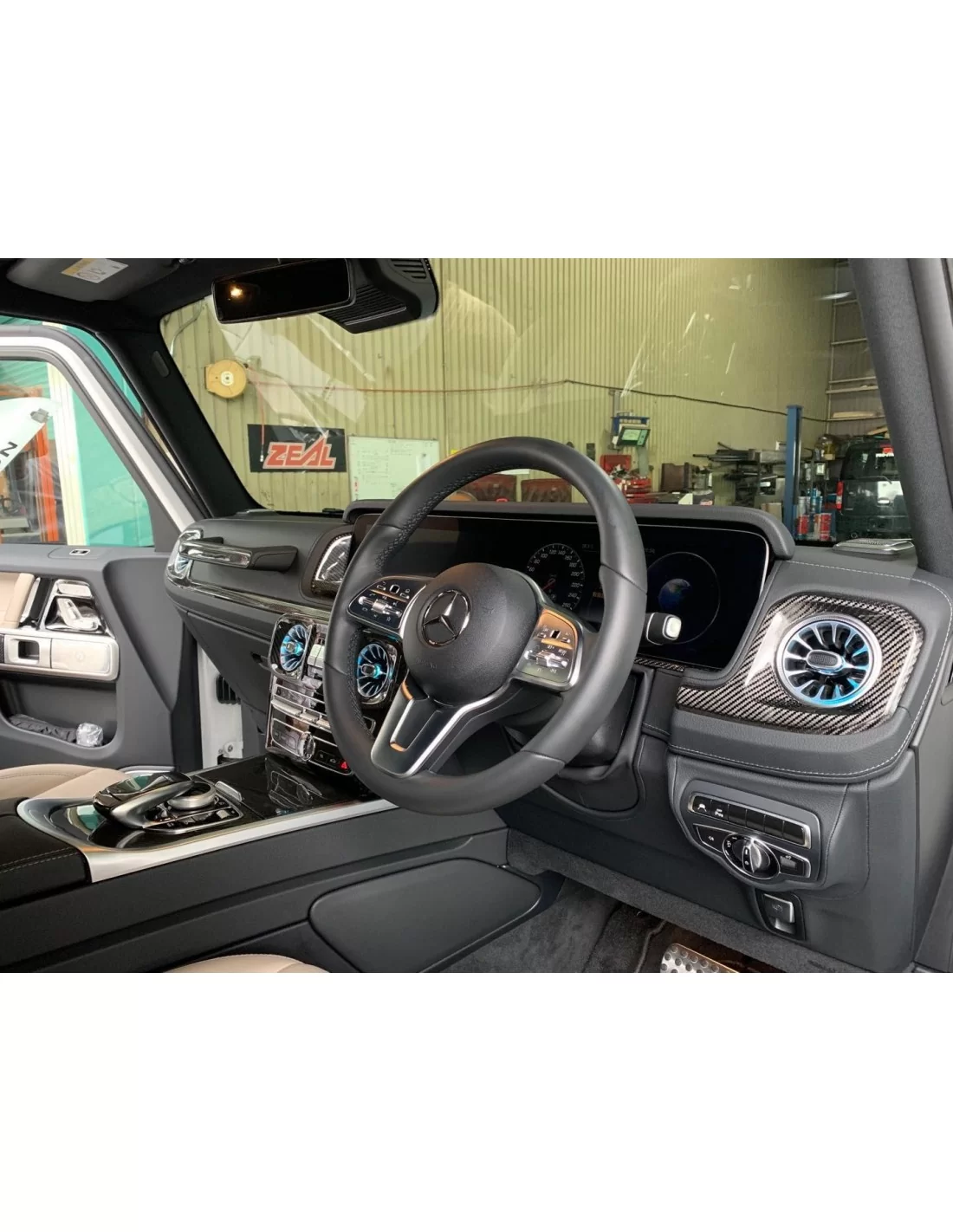 - Mercedes Benz - Embellecedores interiores de fibra de carbono para Mercedes-Benz Clase G W463A W464 - 1 - Mejore su Mercedes-  - Mercedes Benz - Embellecedores interiores de fibra de carbono para Mercedes-Benz Clase G W463A W464 - 1 - Mejore su Mercedes-