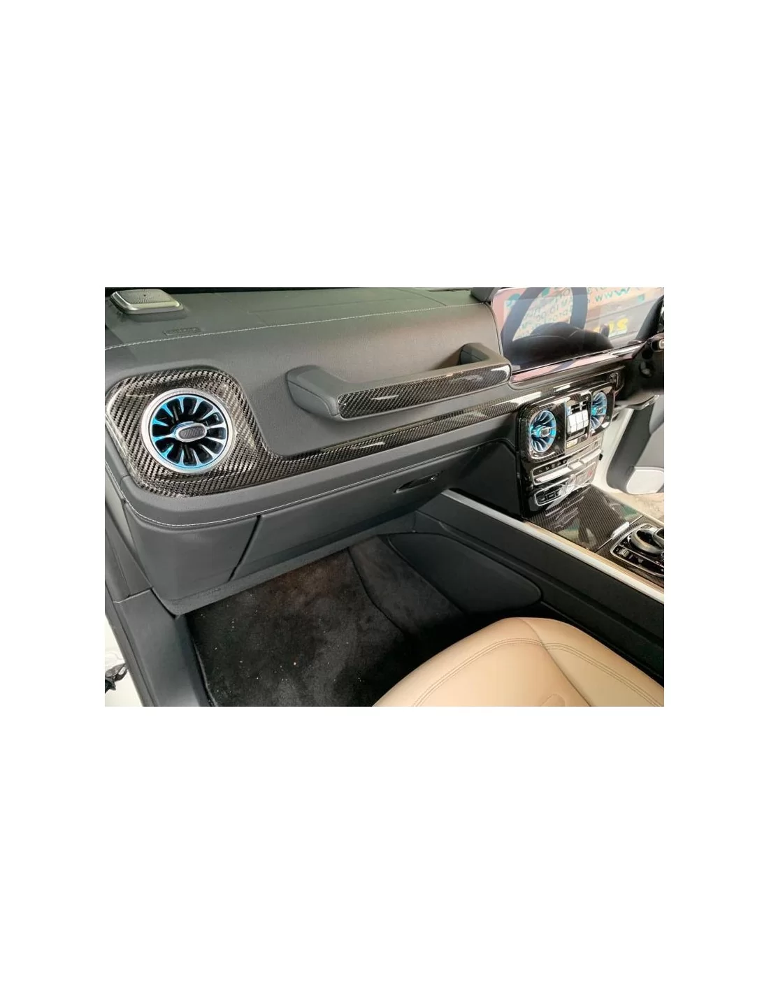 - Mercedes Benz - Embellecedores interiores de fibra de carbono para Mercedes-Benz Clase G W463A W464 - 4 - Mejore su Mercedes-  - Mercedes Benz - Embellecedores interiores de fibra de carbono para Mercedes-Benz Clase G W463A W464 - 4 - Mejore su Mercedes-
