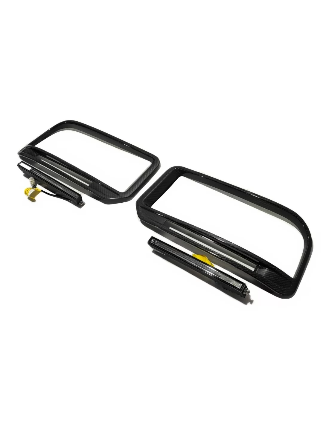 Ramki przedniego zderzaka z włókna węglowego z diodami LED Widestar Brabus dla Mercedes-Benz W463A G.... Mercedes Benz, G Class  Ramki przedniego zderzaka z włókna węglowego z diodami LED Widestar Brabus dla Mercedes-Benz W463A G.... Mercedes Benz, G Class