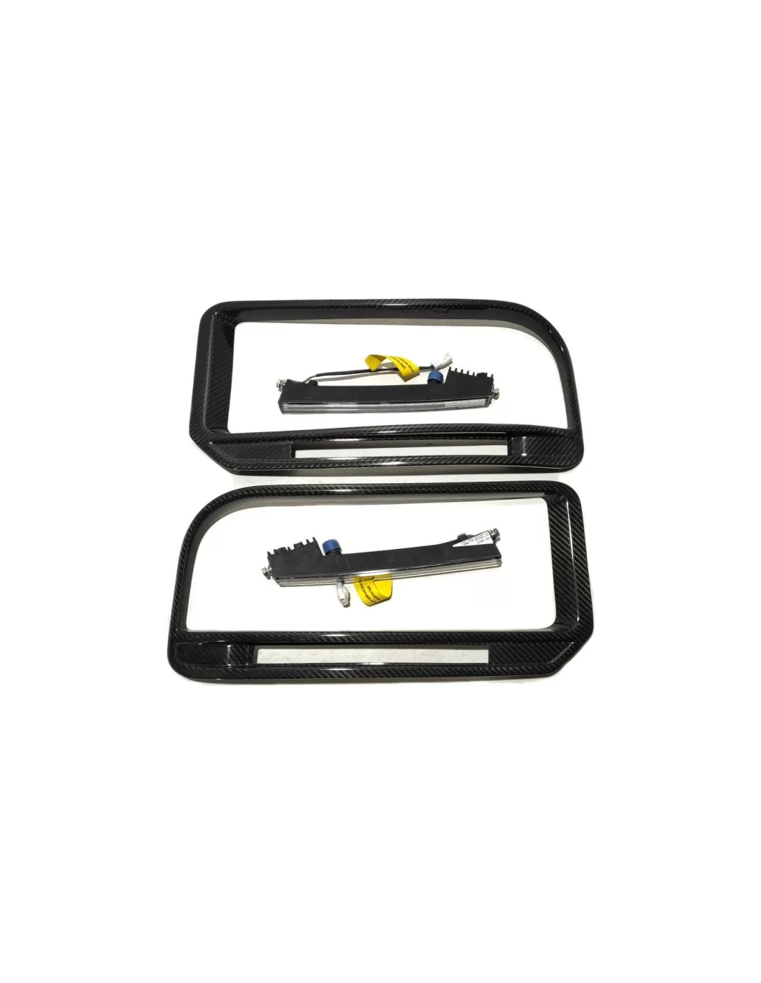 Pare-chocs avant en fibre de carbone avec lumières Widestar Brabus pour Mercedes-Benz W463A G... Mercedes Benz, G Class W463A, E