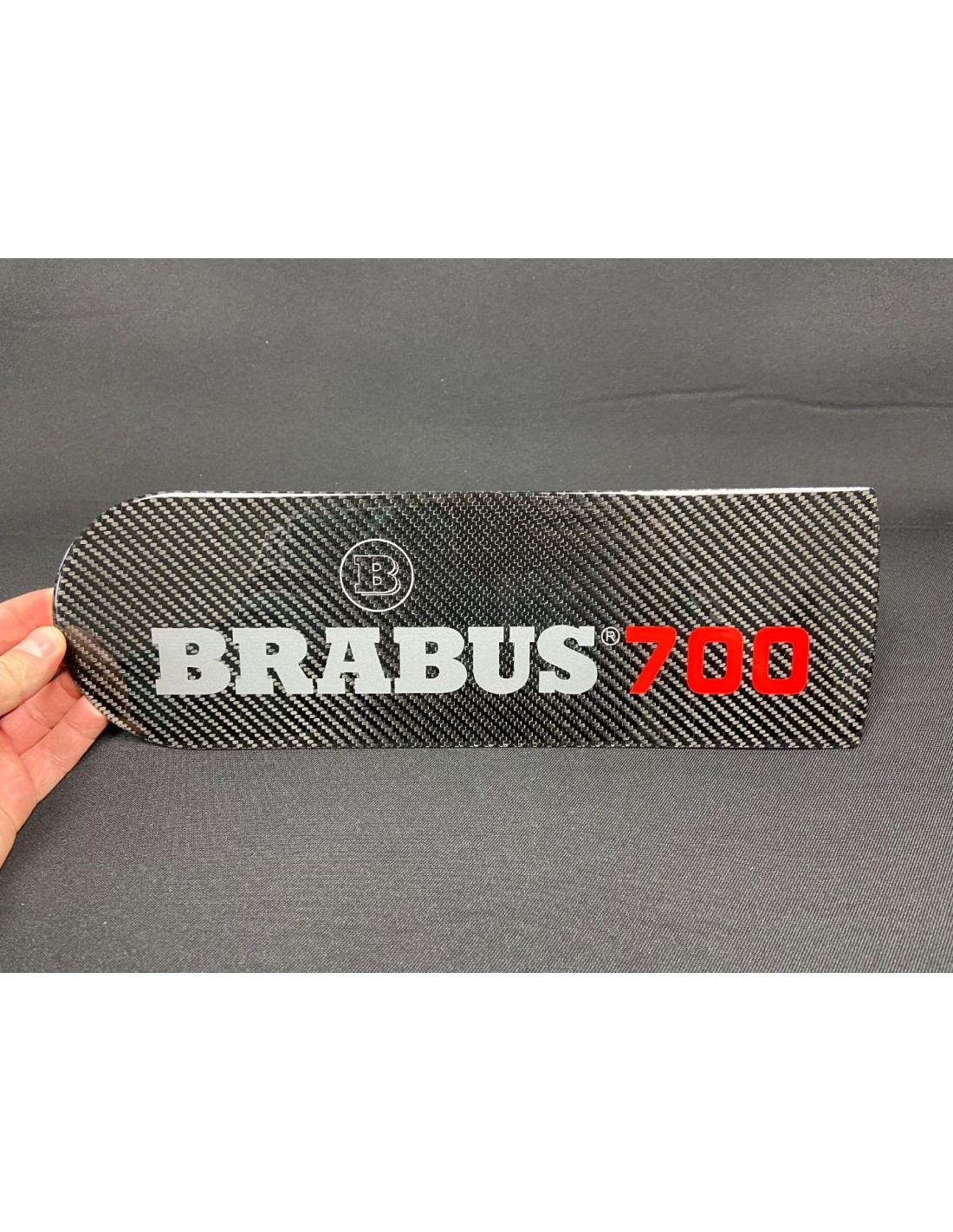  - logo & Emblems - Plaque de roue de secours arrière en fibre de carbone pour Mercedes-Benz W463 Classe G - 1 - Achetez la plaq